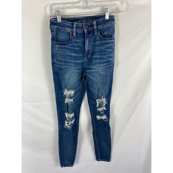American Eagle Ne(x)t level stretch hi rise jegging Size 4 Regular - Picture 1 of 6